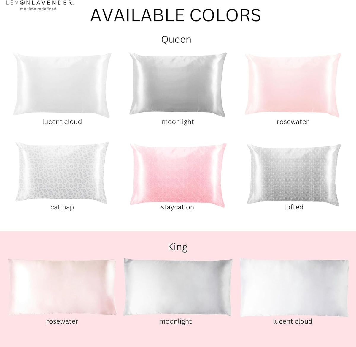 Luxe Satin Pillowcase 20" X 28" - Lofted (Queen)