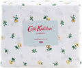 Lace Ditsy Floral Full Sheet Set, 200 Thread Count Cotton Percale, Lemon Yellow and Green