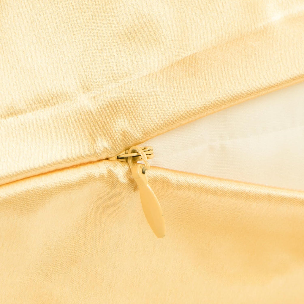 Mulberry Silk Pillowcase for Hair and Skin, Queen 19 Momme Natural Silk Pillow Case with Hidden Zipper, Yellow
